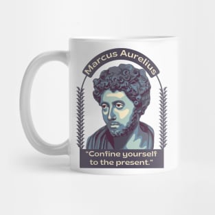 Marcus Aurelius Portrait and Quote Mug